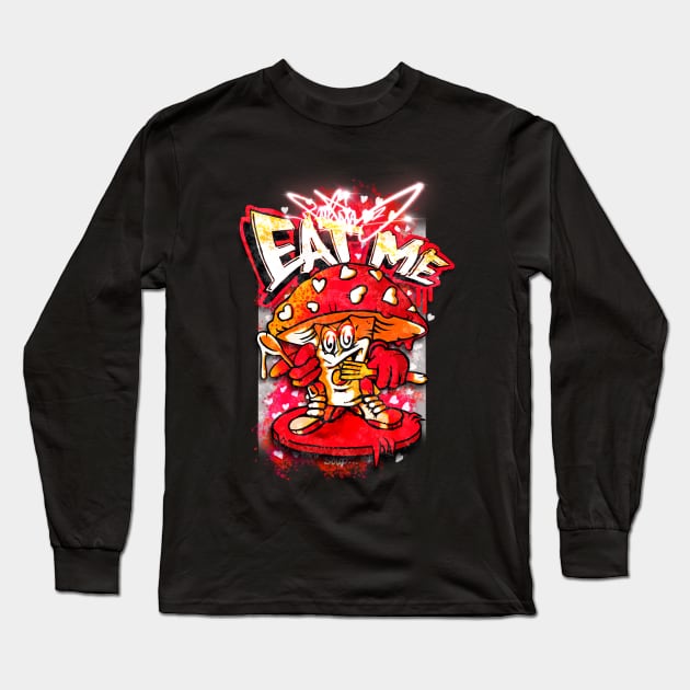 Eat Me - Mr Amanita Muscaria Long Sleeve T-Shirt by CreativeOpus